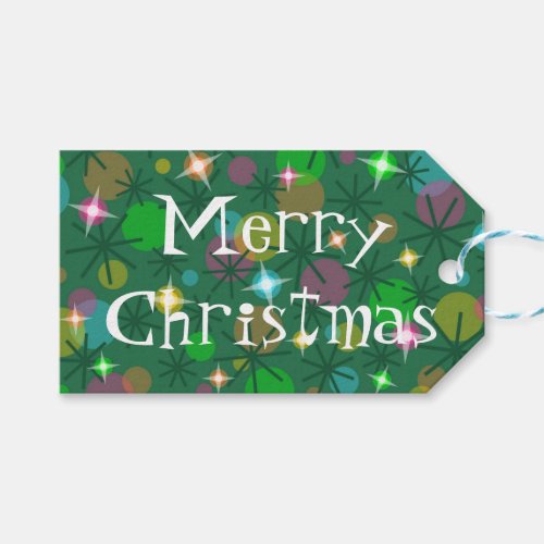 Christmas Lights Merry Christmas gift tags