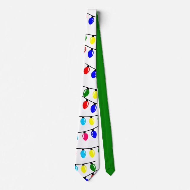 Christmas Lights Neck Tie (Front)