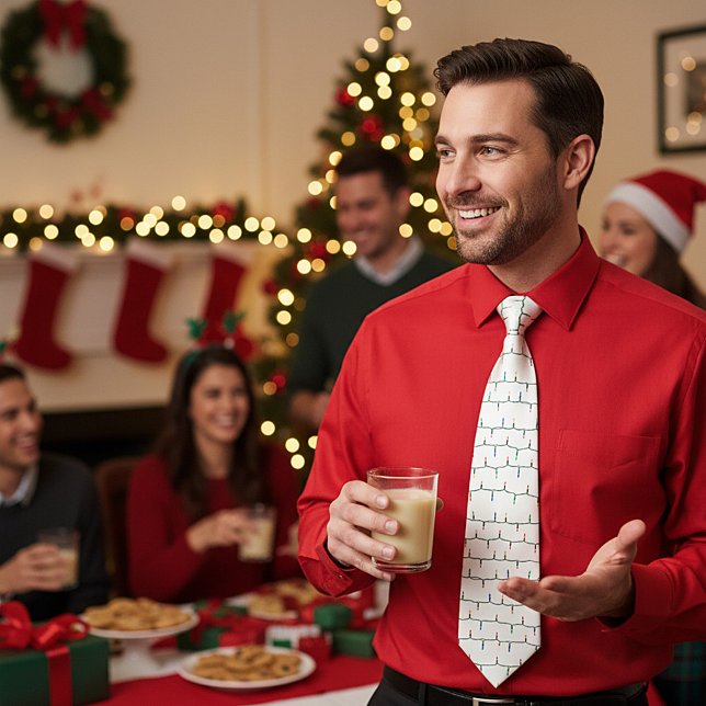 Christmas lights   neck tie (Creator Uploaded)