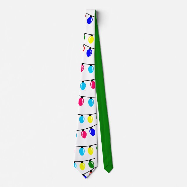 Christmas Lights Neck Tie (Front)