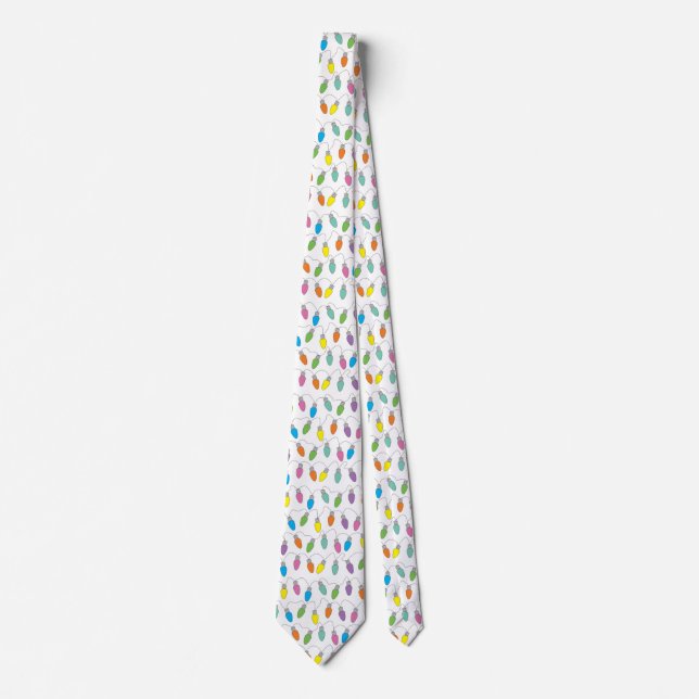 Christmas lights neck tie (Front)