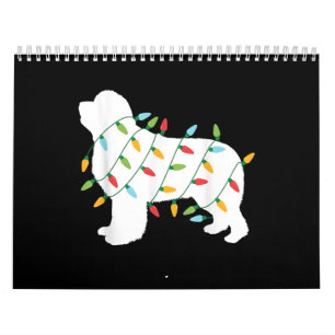 Christmas lights newfoundland gifts dog lovers calendar