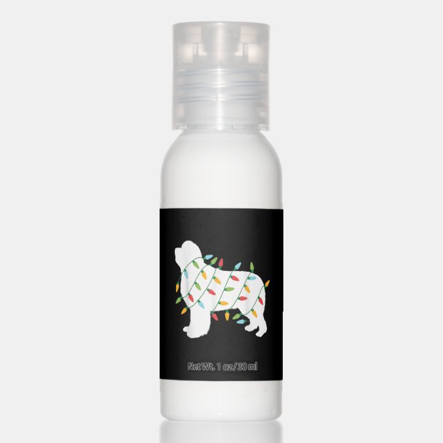 Christmas lights newfoundland  gifts | dog lovers hand lotion (Front)