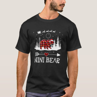 Christmas Lights Pajama Matching Red Plaid Nini Be T-Shirt