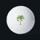 Christmas lights palm tree hawaii beach tropical x golf balls<br><div class="desc">Christmas lights palm tree hawaii beach tropical x</div>