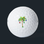 Christmas lights palm tree hawaii beach tropical x golf balls<br><div class="desc">Christmas lights palm tree hawaii beach tropical x</div>