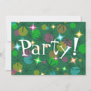 Christmas Lights 'Party!' invitation