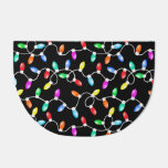 Christmas Lights Pattern Doormat