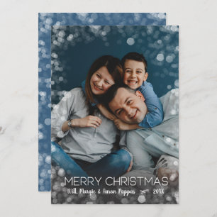 Christmas Lights Photo Holiday Card