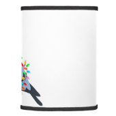 Christmas Lights Pigeon Wearing Xmas Hat - Pigeon Lamp Shade (Right)
