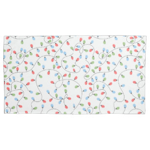 Christmas Lights Pillow Case