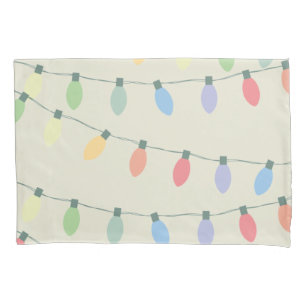 Christmas Lights Pillow Case