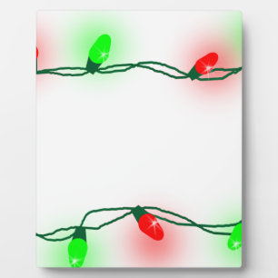 Christmas Lights Plaque
