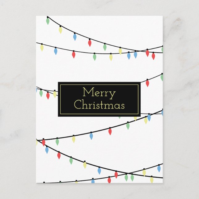 Christmas Lights Postcard (Front)