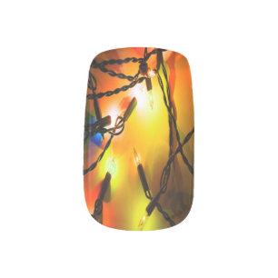 Christmas Lights Spirit Gift Magic Minx Nail Art