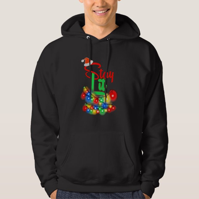 Christmas Lights Stay Lit Holiday Gear Hoodie (Front)