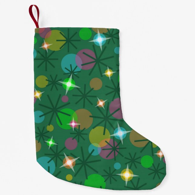 Christmas Lights stocking double sided (Front)