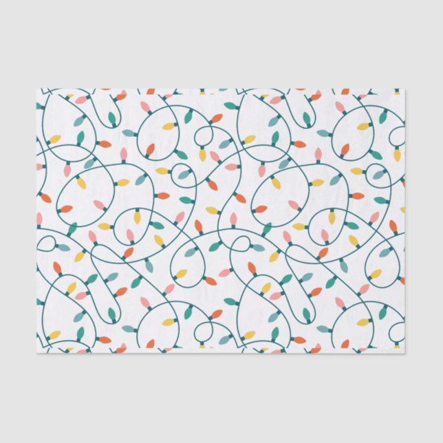 Christmas Lights Tissue Paper (Front)