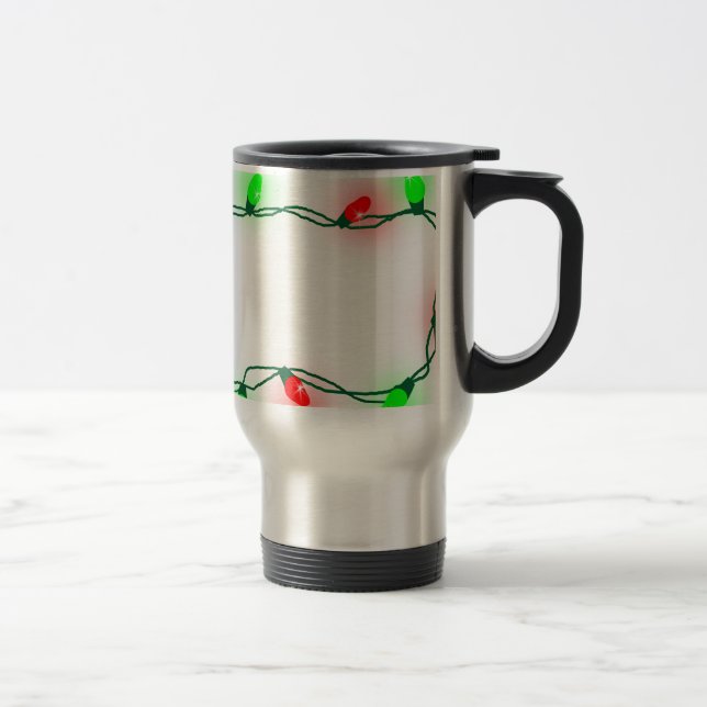 Christmas Lights Travel Mug (Right)