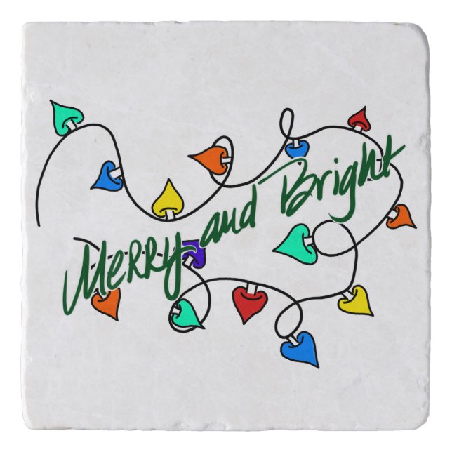 Christmas lights trivet (Front)