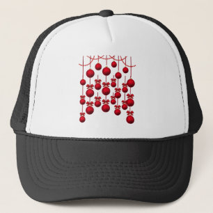 christmas lights trucker hat