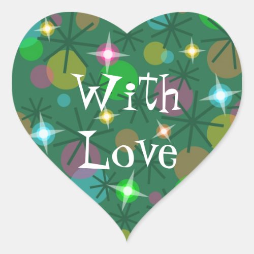 Christmas Lights With Love sticker heart