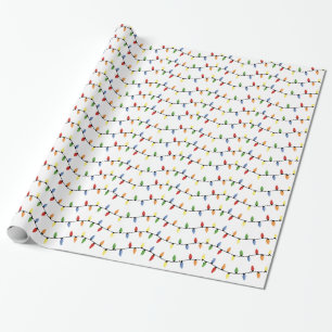 Christmas Lights Wrapping Paper