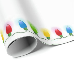 Christmas Lights Wrapping Paper