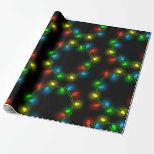 Christmas Lights Wrapping Paper