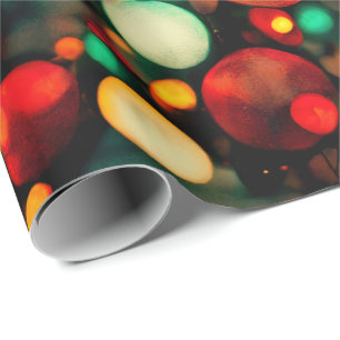 Christmas Lights Wrapping Paper
