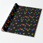 Christmas Lights Wrapping Paper