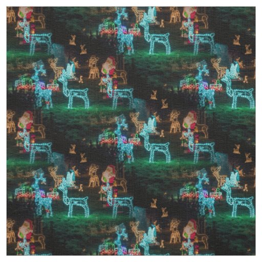 christmas lights xmas fabric