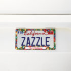 Christmas Lights Your Message License Plate Frame
