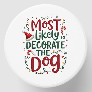 Christmas Likely Decorate Dog Xmas Family Mini Candle Favors