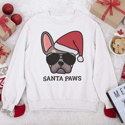 Christmas Lilac Tan French Bulldog Sweatshirt