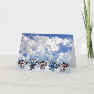 Christmas Line Dance Holiday Card