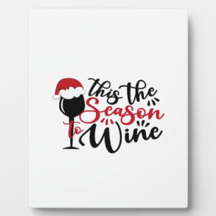 Christmas Lines Abstract Merchandise Plaque