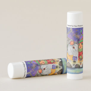 Christmas Lip Balm Couple Gnomes Singing