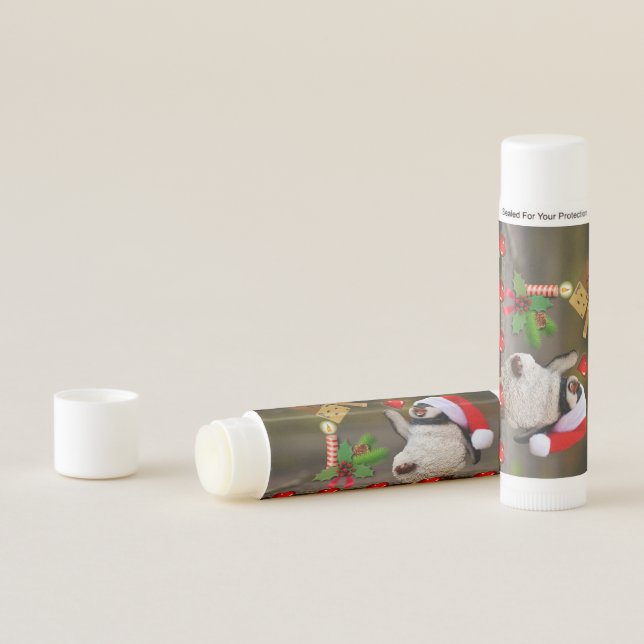 Christmas Lip Balm Penguin (In Situ)