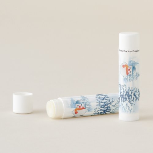 Christmas Lip Balm Snowman