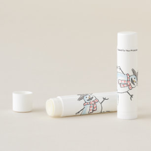 Christmas Lip Balm Snowman