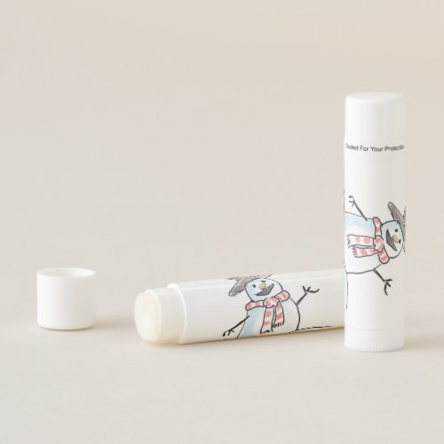 Christmas Lip Balm Snowman