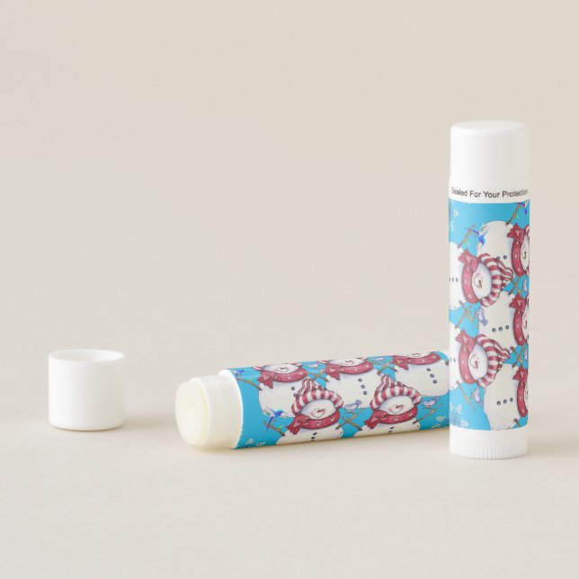 Christmas Lip Balm Snowman (In Situ)