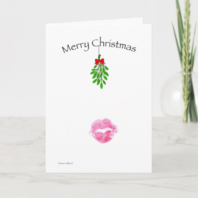 Christmas Lips Holiday Card (Front)