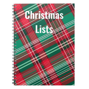 Christmas List Notebook
