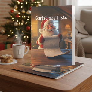 Christmas Lists Pocket Folder