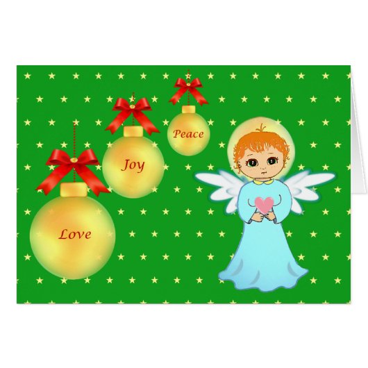 Christmas Little Angel Blank (Front Horizontal)