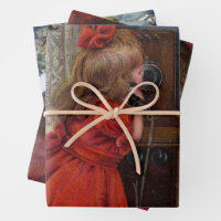 Cowboy Retro Boy Child Cute Western Wrapping Paper Sheets