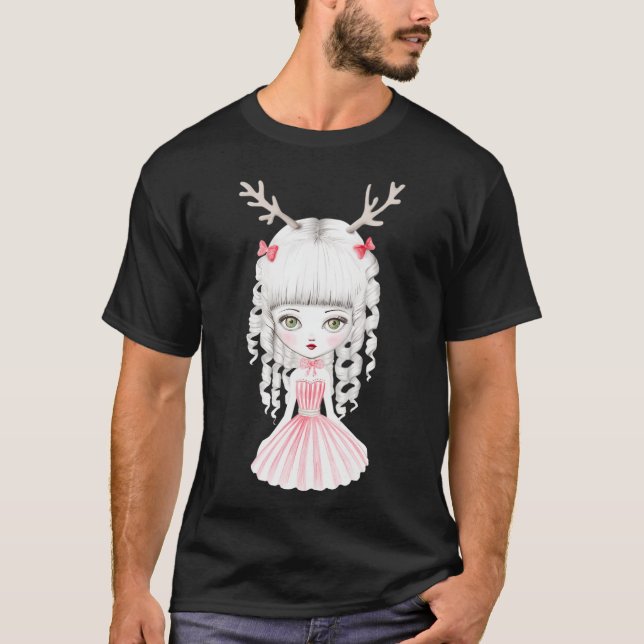 Christmas Little Reindeer T-Shirt (Front)