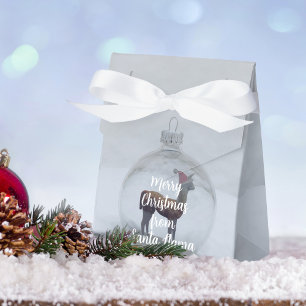 Christmas Llama Ornament Party Gift Favor Boxes